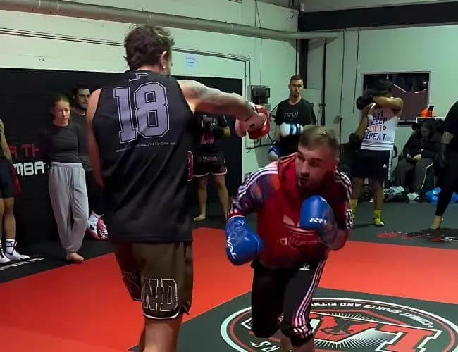 Boxing training at a Combat Pass partner gym in Sydney