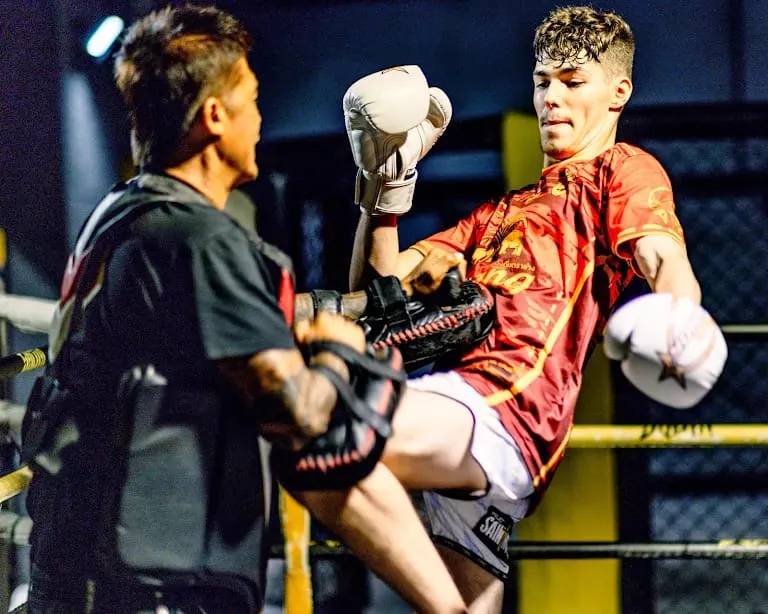 Muay Thai training at a Combat Pass partner gym in Sydney